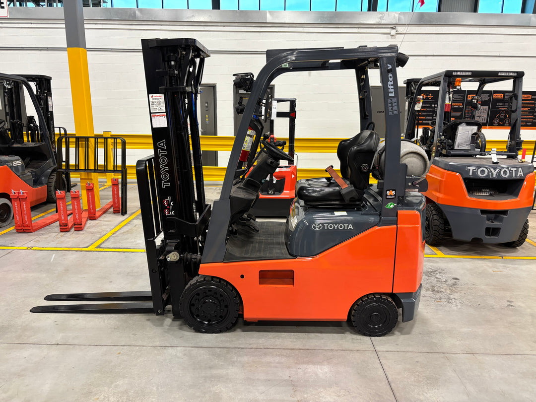 Used forklift for sale in Hamilton | 2021 TOYOTA 3,000 LB IC Cushion Forklift | Model: 8FGCU15