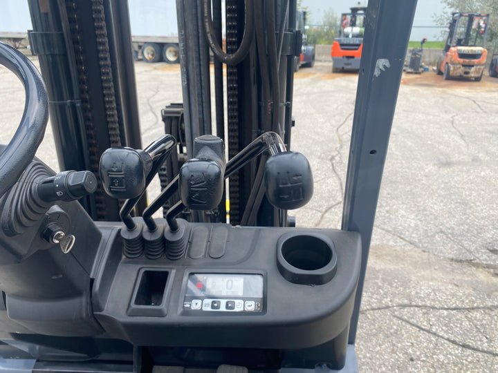 Used forklift for sale in Kitchener | 2017 TOYOTA 5,000 LB Electric Cushion Forklift | Model: 8FBCU25
