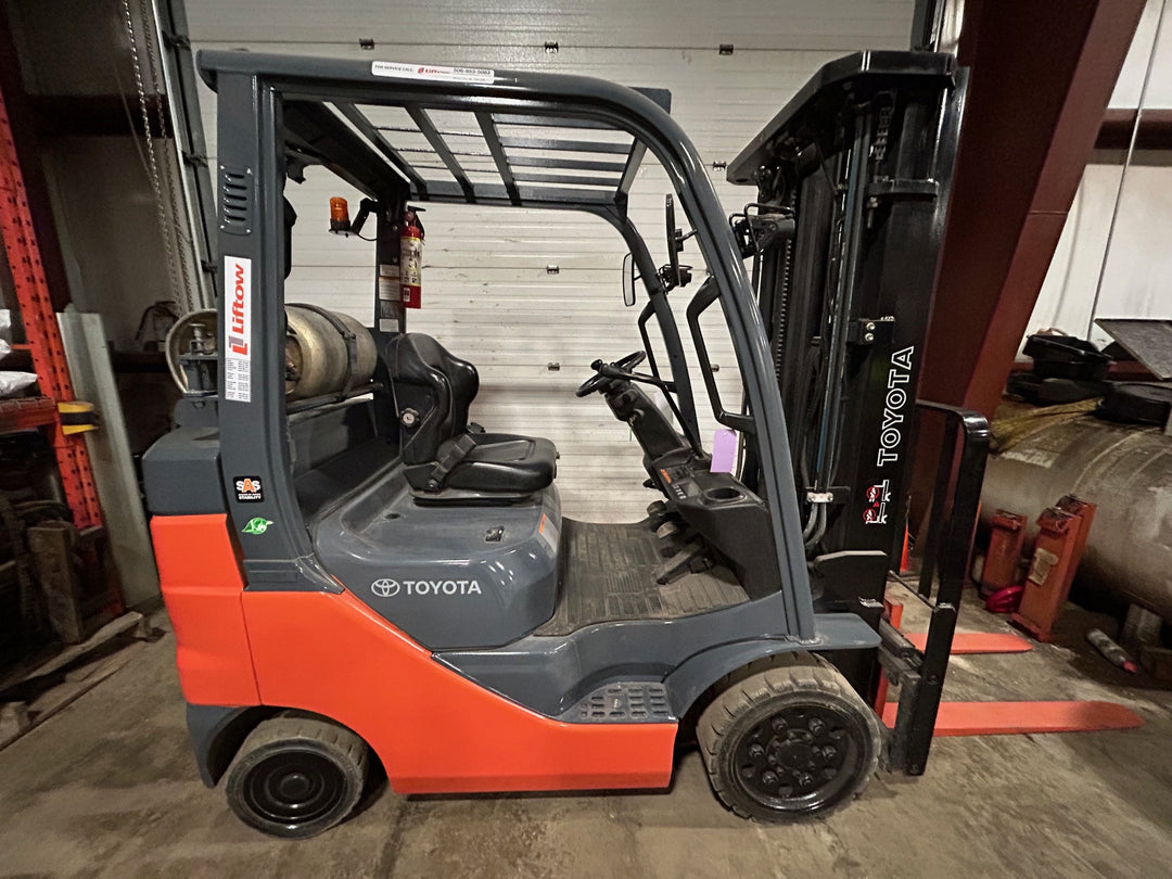 Used forklift for sale in Moncton | 2021 TOYOTA 5,000 LB IC Cushion Forklift | Model: 8FGCU25