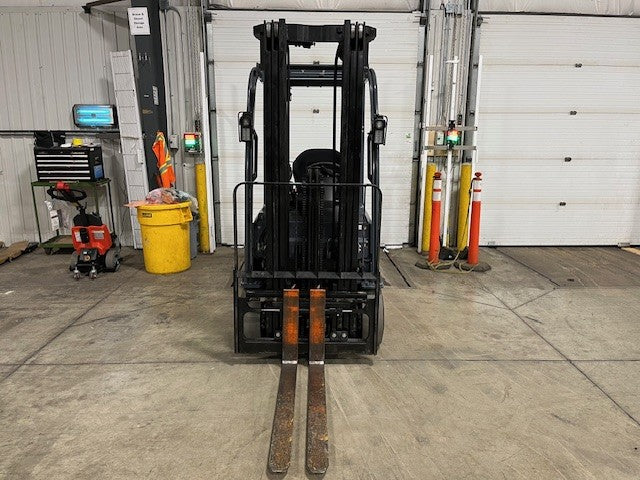 Used forklift for sale in London | 2022 TOYOTA 3,500 LB 3-Wheel Electric Forklift | Model: 8FBE18U