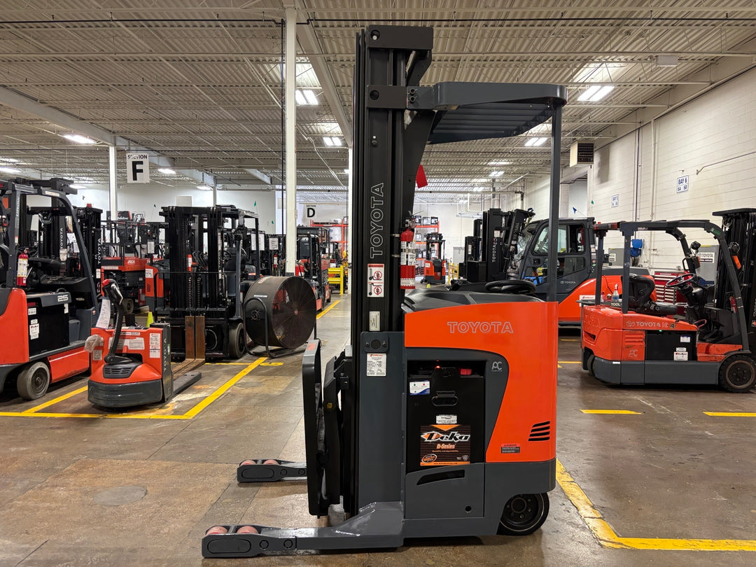 Used forklift for sale in Toronto | 2015 TOYOTA 3500 LB Electric Reach Truck | Model: 8BR183M240