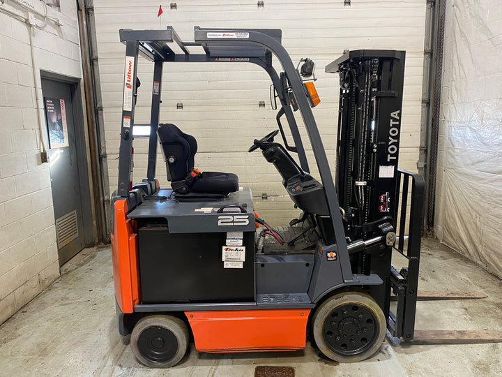 Used forklift for sale in Barrie | 2021 TOYOTA 5000 LB Electric Cushion Forklift | Model: 8FBCU25