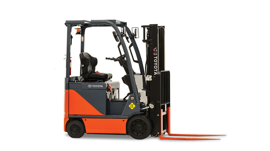 Used forklift for sale in Barrie | 2021 TOYOTA 3000 LB 3-Wheel Electric Forklift | Model: 8FBE15U