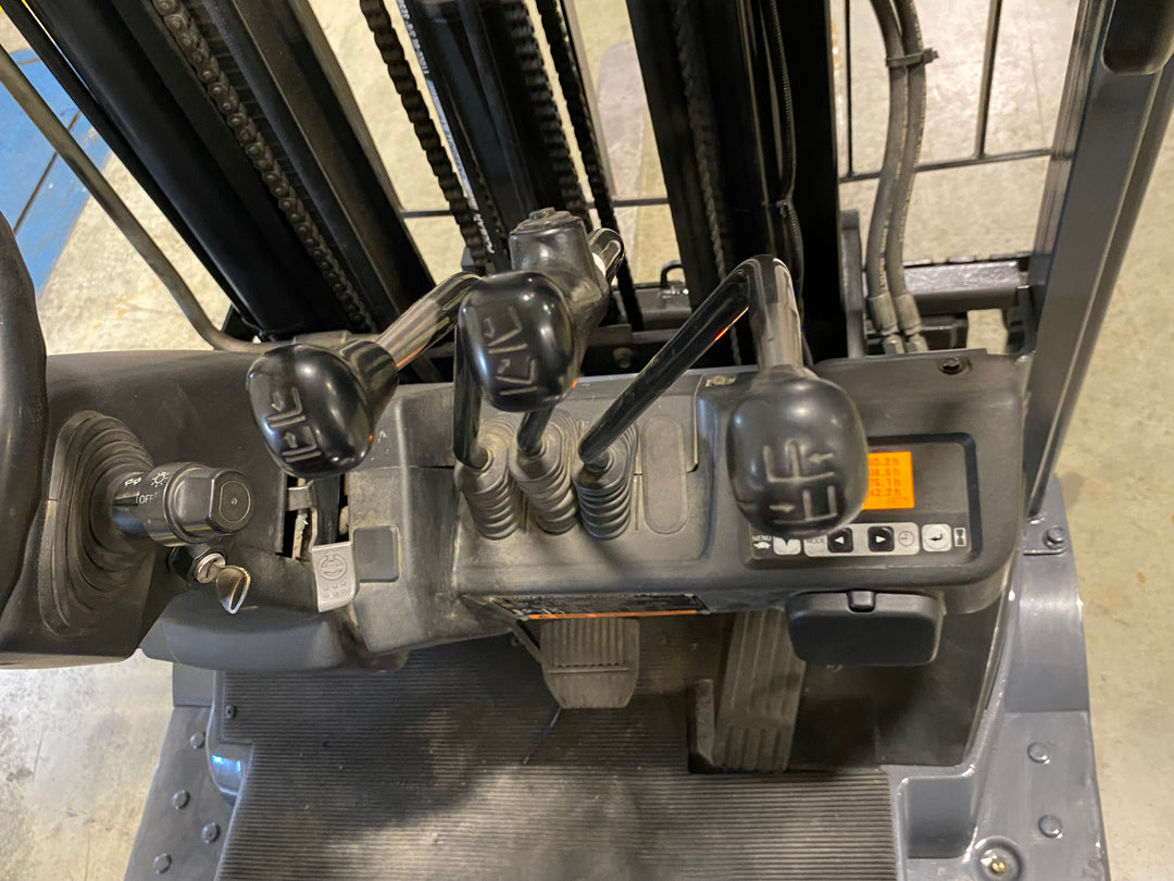 Used forklift for sale in Ajax | 2021 TOYOTA 4,000 LB 3-Wheel Electric Forklift | Model: 8FBE20U