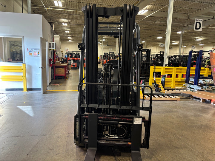 Used forklift for sale in Toronto | 2020 TOYOTA 4000 LB 3-Wheel Electric Forklift | Model: 8FBE20U