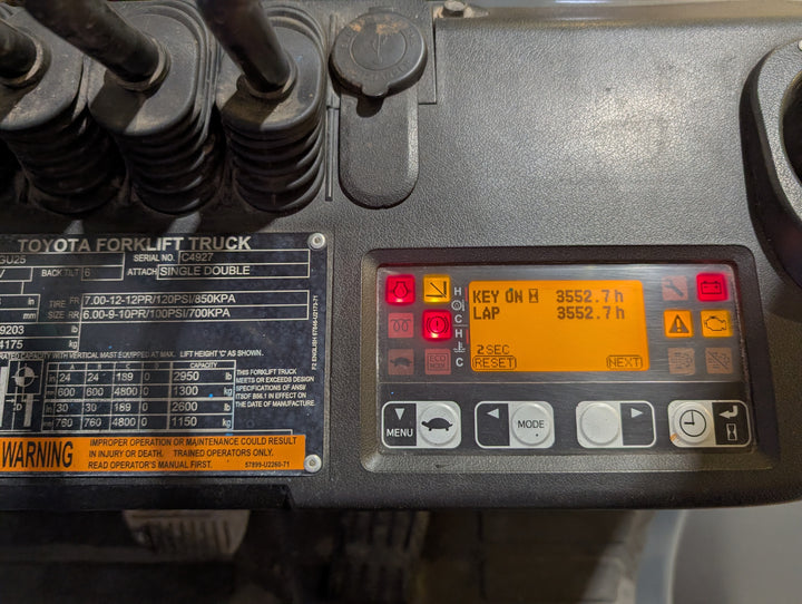 Used forklift for sale in Moncton | 2021 TOYOTA 5,000 LB IC Pneumatic Forklift | Model: 8FGU25