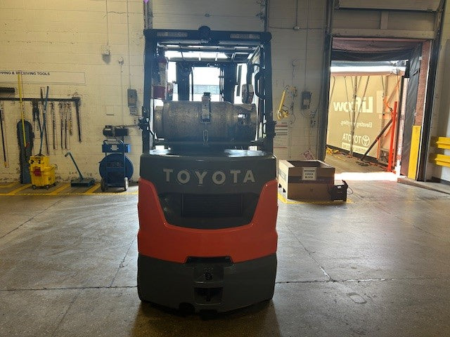 Used forklift for sale in Toronto | 2021 TOYOTA 5000 LB IC Cushion Forklift | Model: 8FGCU25