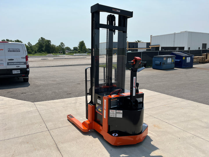 Used forklift for sale in Kitchener | 2018 TOYOTA 3,000 LB Electric Walkie Reach Walkie Stacker | Model: 6BWR152L50