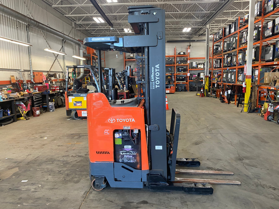 Used forklift for sale in Kitchener | 2019 TOYOTA 3,500 LB Electric Reach Truck | Model: 9BR183M241