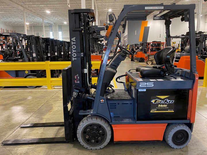 Used forklift for sale in Vaughan | 2021 TOYOTA 5,000 LB Electric Cushion Forklift | Model: 8FBCU25