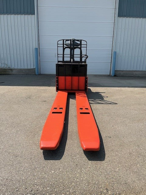 Used forklift for sale in London | 2016 TOYOTA 6000 LB Electric Walkie Rider Pallet Truck | Model: 8HBE30