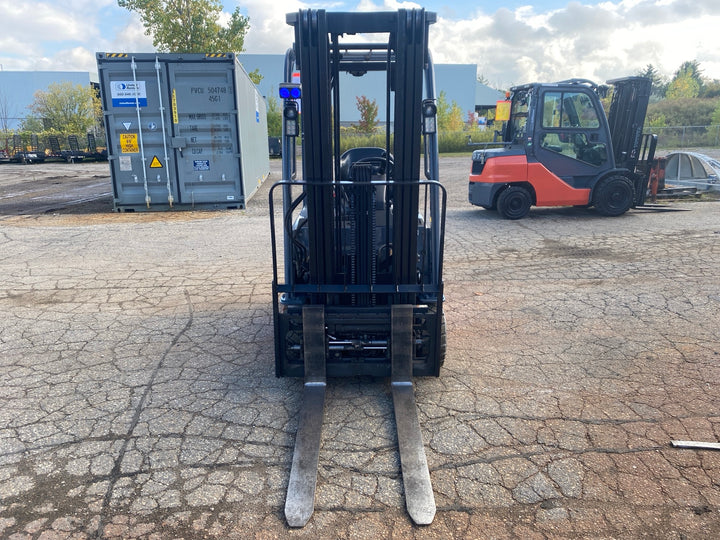 Used forklift for sale in Kitchener | 2021 TOYOTA 4,000 LB 3-Wheel Electric Forklift | Model: 8FBE20U