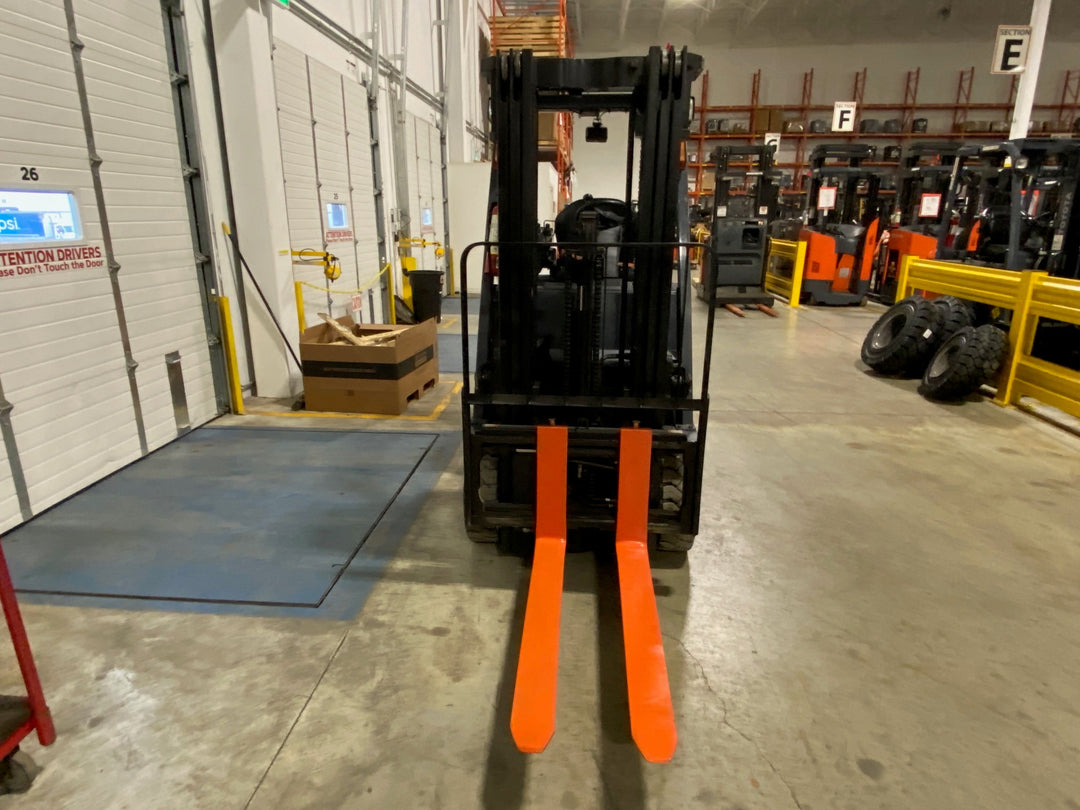 Used forklift for sale in Ajax | 2019 TOYOTA 5,000 LB Electric Cushion Forklift | Model: 8FBCU25
