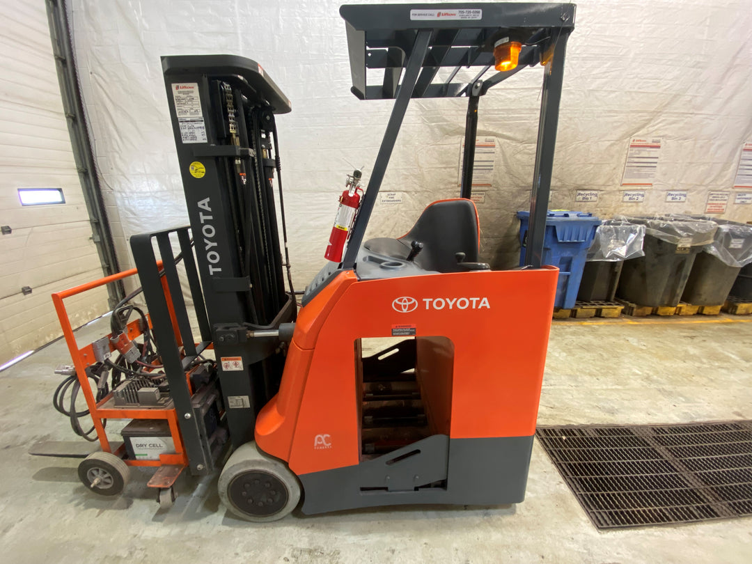 Used forklift for sale in Barrie | 2019 TOYOTA 3,500 LB Electric Standup Counterbalance | Model: 8BNCU18S188