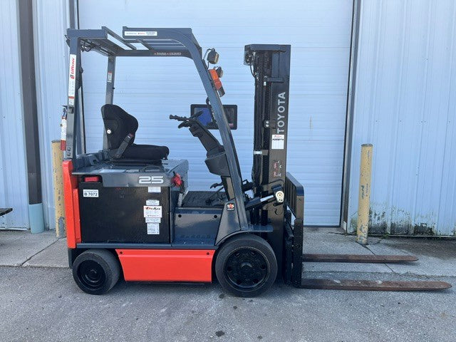 Used forklift for sale in London | 2019 TOYOTA 5,000 LB Electric Cushion Forklift | Model: 8FBCU25