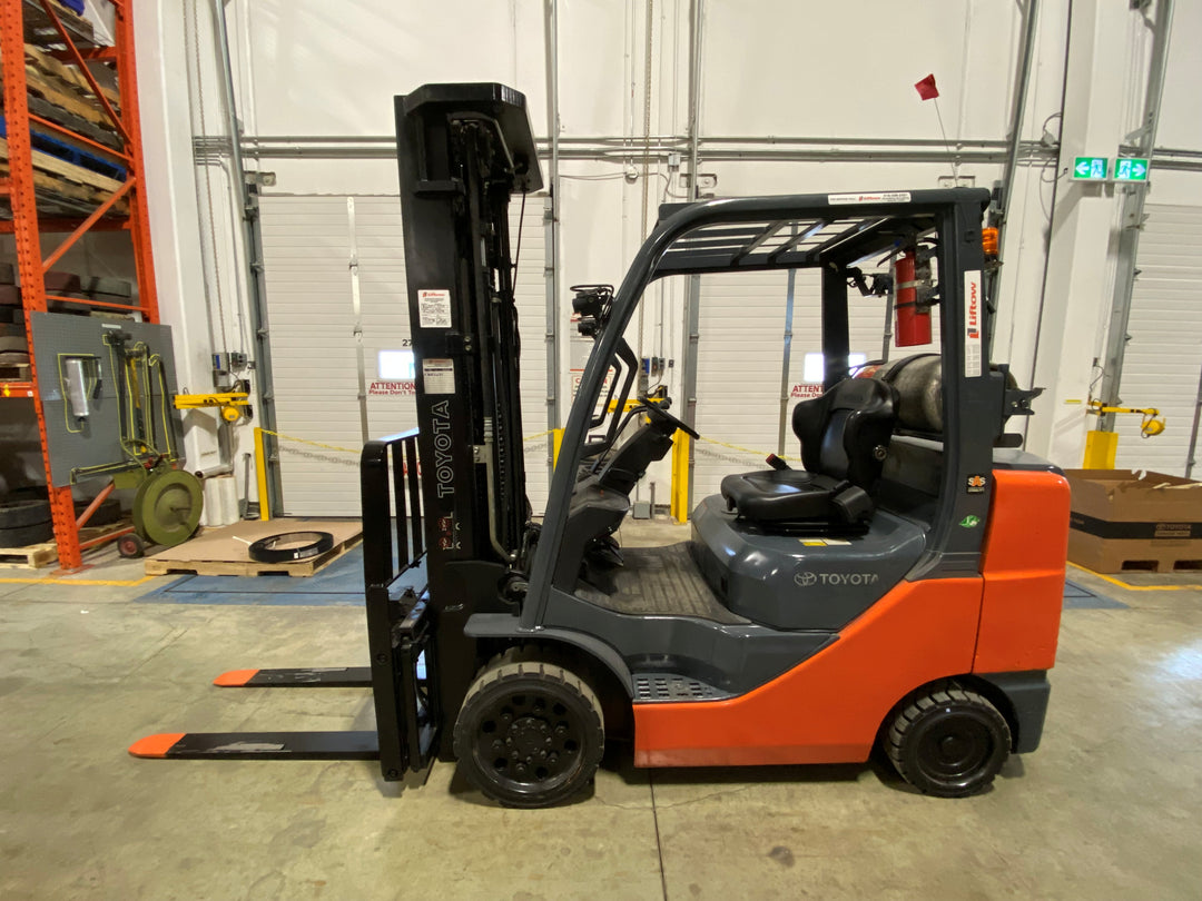 Used forklift for sale in Ajax | 2019 TOYOTA 6,000 LB IC Cushion Forklift | Model: 8FGCU30