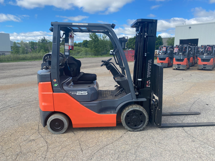 Used forklift for sale in Kitchener | 2021 TOYOTA 5,000 LB IC Cushion Forklift | Model: 8FGCU25