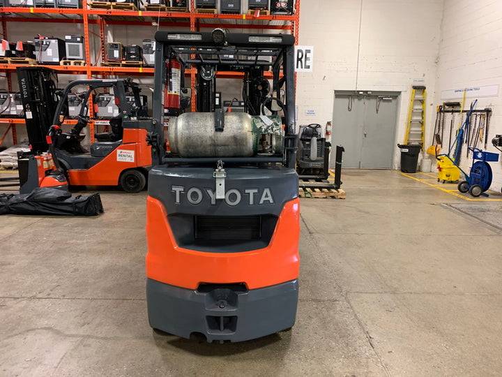 Used forklift for sale in Toronto | 2021 TOYOTA 5000 LB IC Cushion Forklift | Model: 8FGCU25