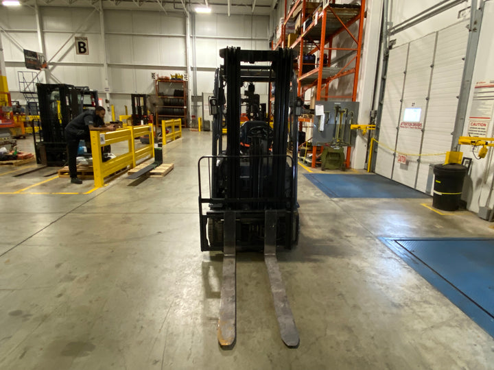 Used forklift for sale in Ajax | 2021 TOYOTA 4,000 LB 3-Wheel Electric Forklift | Model: 8FBE20U