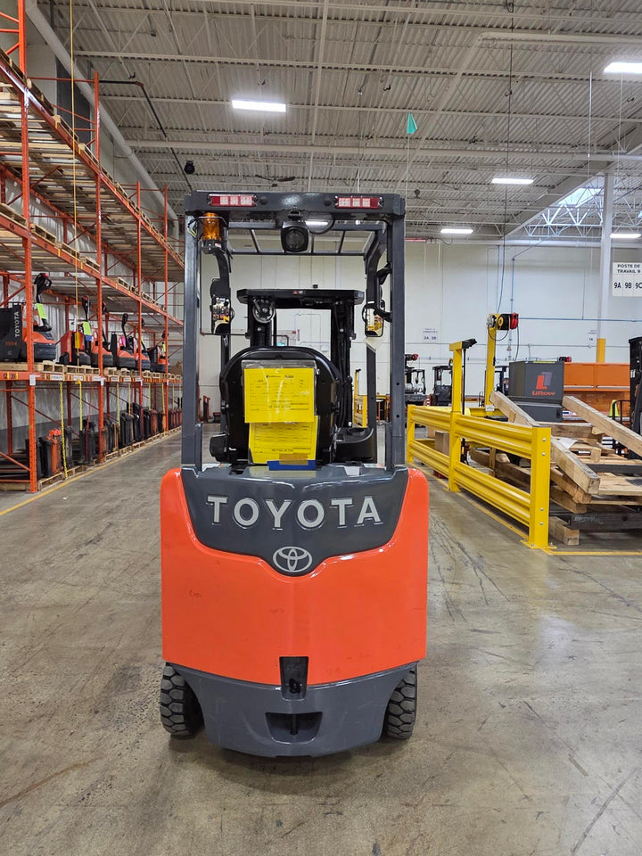 Used forklift for sale in Lachine | 2019 TOYOTA 5,000 LB Electric Cushion Forklift | Model: 8FBCU25