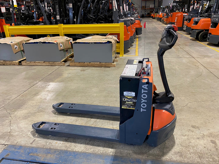 Used forklift for sale in Ajax | 2019 TOYOTA 4,500 LB Electric Walkie Pallet Truck | Model: 8HBW23
