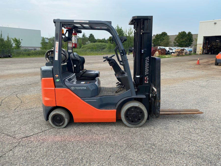 Used forklift for sale in Kitchener | 2021 TOYOTA 5,000 LB IC Cushion Forklift | Model: 8FGCU25