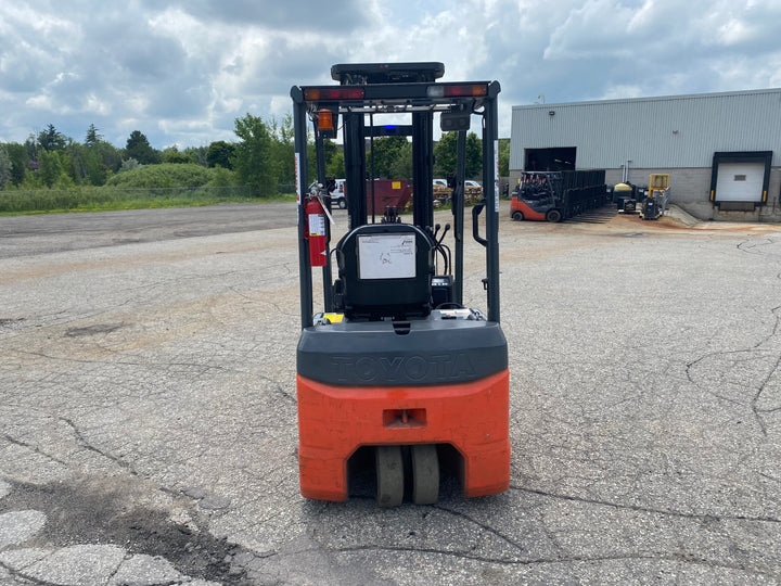 Used forklift for sale in Kitchener | 2019 TOYOTA 3,500 LB 3-Wheel Electric Forklift | Model: 8FBE18U