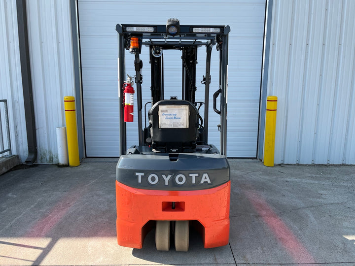 Used forklift for sale in London | 2022 TOYOTA 4,000 LB 3-Wheel Electric Forklift | Model: 8FBE20U