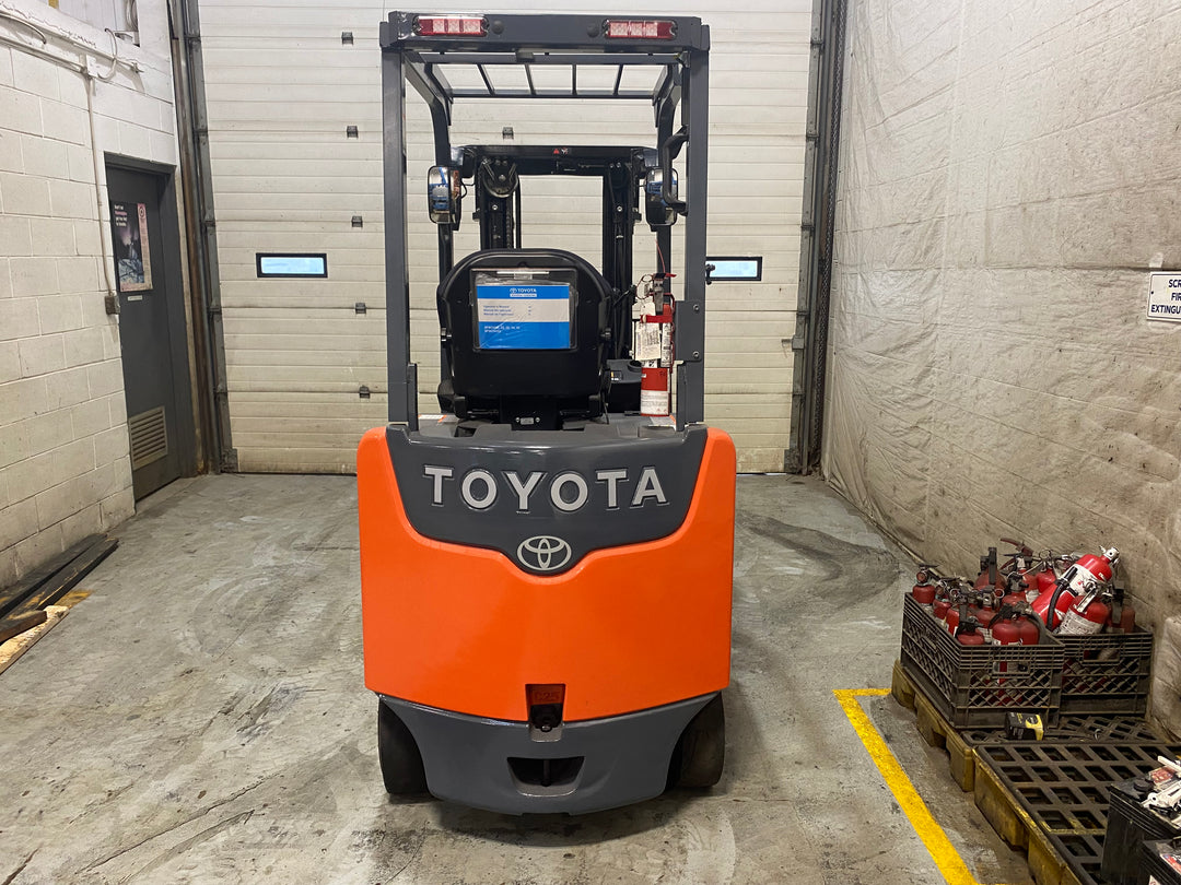 Used forklift for sale in Barrie | 2021 TOYOTA 5000 LB Electric Cushion Forklift | Model: 8FBCU25