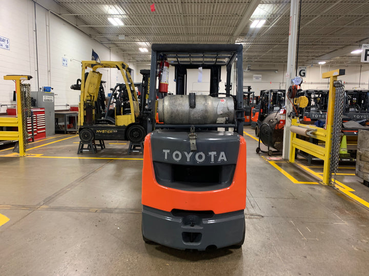 Used forklift for sale in Toronto | 2010 TOYOTA 5,000 LB IC Cushion Forklift | Model: 8FGCU25
