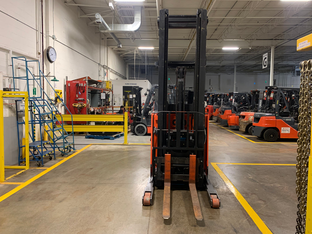 Used forklift for sale in Toronto | 2020 TOYOTA 4,500 LB Electric Reach Truck | Model: 9BR233M280