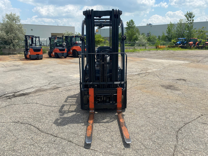 Used forklift for sale in Kitchener | 2021 TOYOTA 4,000 LB 3-Wheel Electric Forklift | Model: 8FBE20U