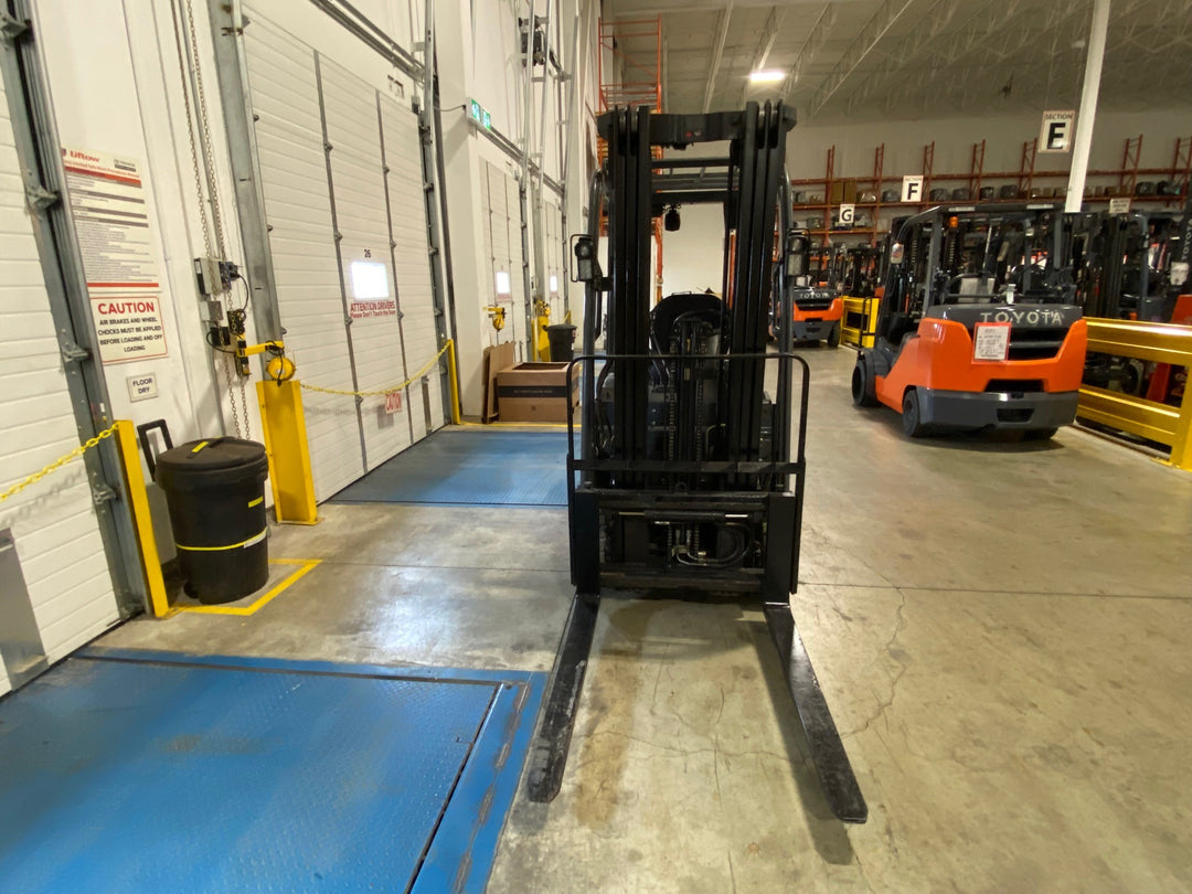 Used forklift for sale in Vaughan | 2021 TOYOTA 4,000 LB 3-Wheel Electric Forklift | Model: 8FBE20U