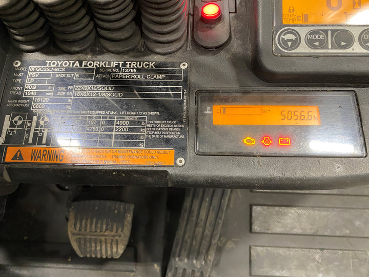 Used forklift for sale in Hamilton | 2019 TOYOTA 8,000 LB IC Cushion Forklift | Model: 8FGC35U