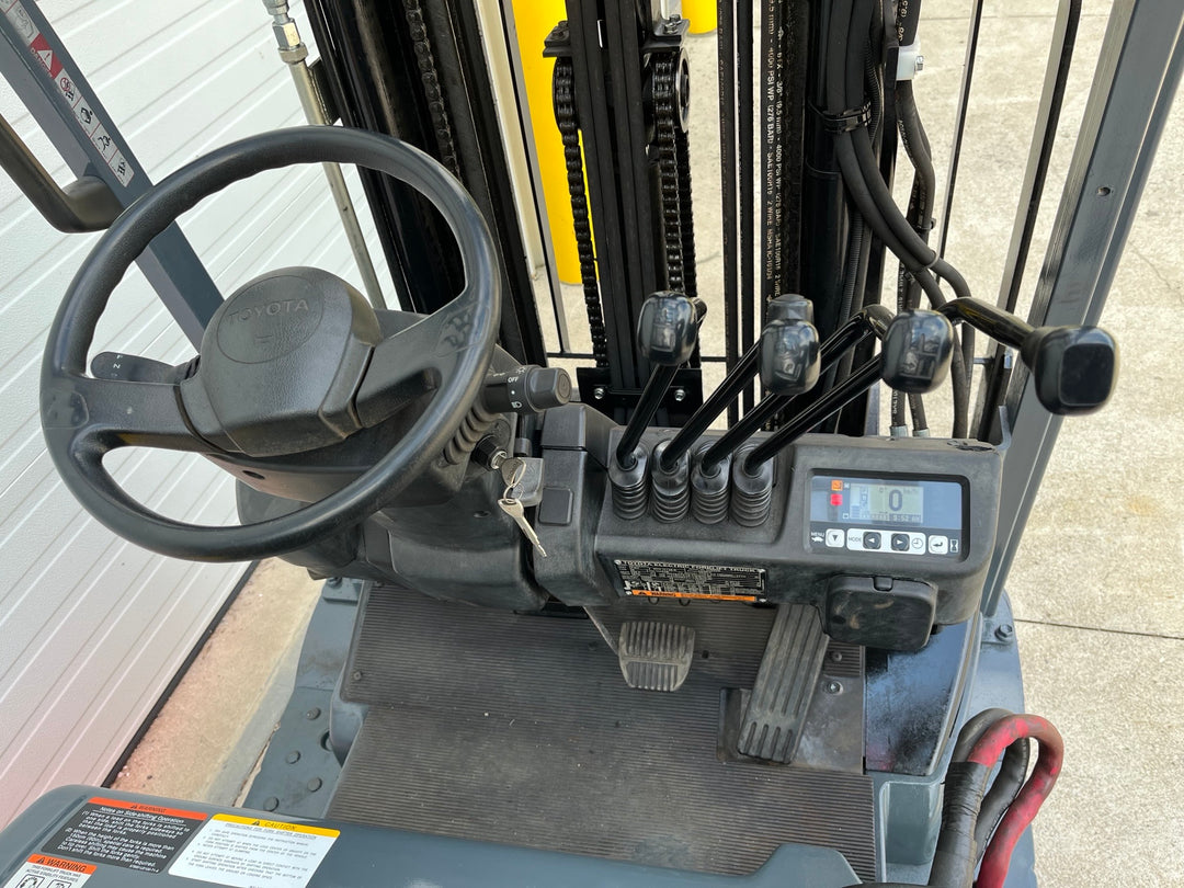 Used forklift for sale in London | 2022 TOYOTA 4,000 LB 3-Wheel Electric Forklift | Model: 8FBE20U