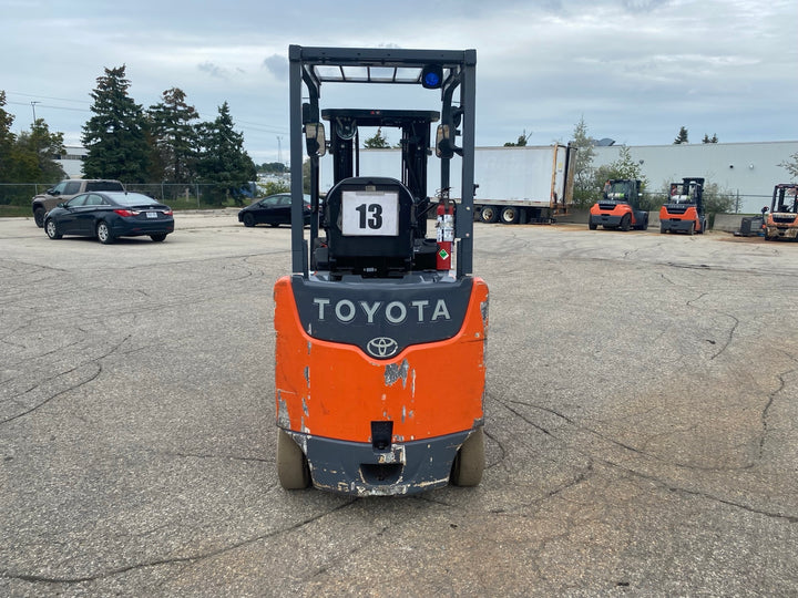 Used forklift for sale in Kitchener | 2018 TOYOTA 5,000 LB Electric Cushion Forklift | Model: 8FBCU25
