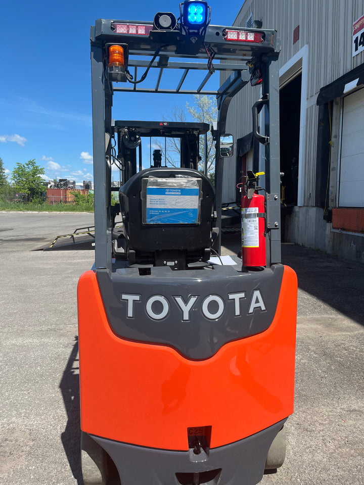 Used forklift for sale in Ottawa | 2021 TOYOTA 5,000 LB Electric Cushion Forklift | Model: 8FBCU25