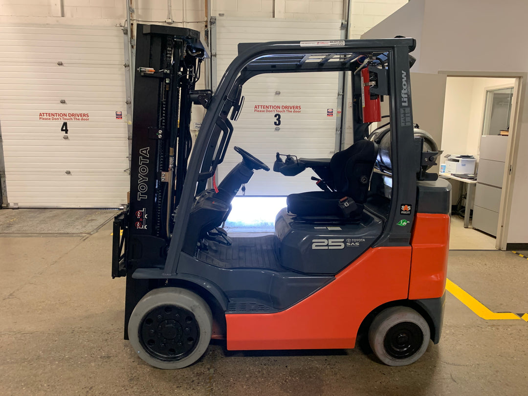 Used forklift for sale in Toronto | 2021 TOYOTA 5000 LB IC Cushion Forklift | Model: 8FGCU25