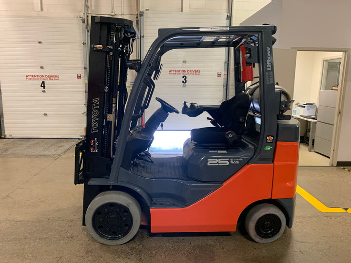 Used forklift for sale in Toronto | 2021 TOYOTA 5000 LB IC Cushion Forklift | Model: 8FGCU25