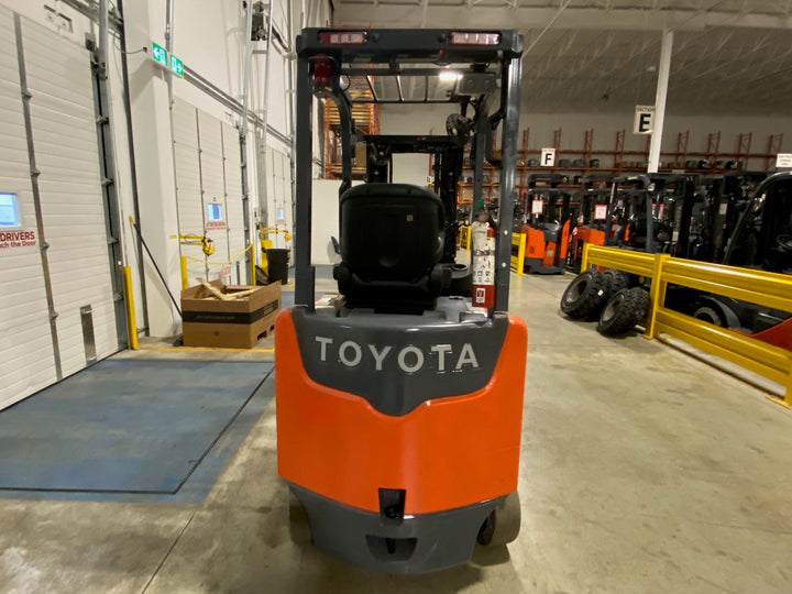 Used forklift for sale in Ajax | 2019 TOYOTA 5,000 LB Electric Cushion Forklift | Model: 8FBCU25