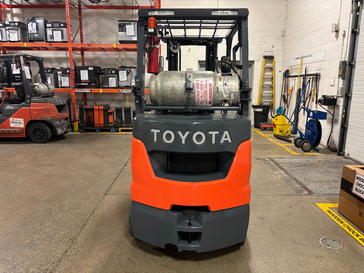 Used forklift for sale in Toronto | 2021 TOYOTA 5,000 LB IC Cushion Forklift | Model: 8FGCU25