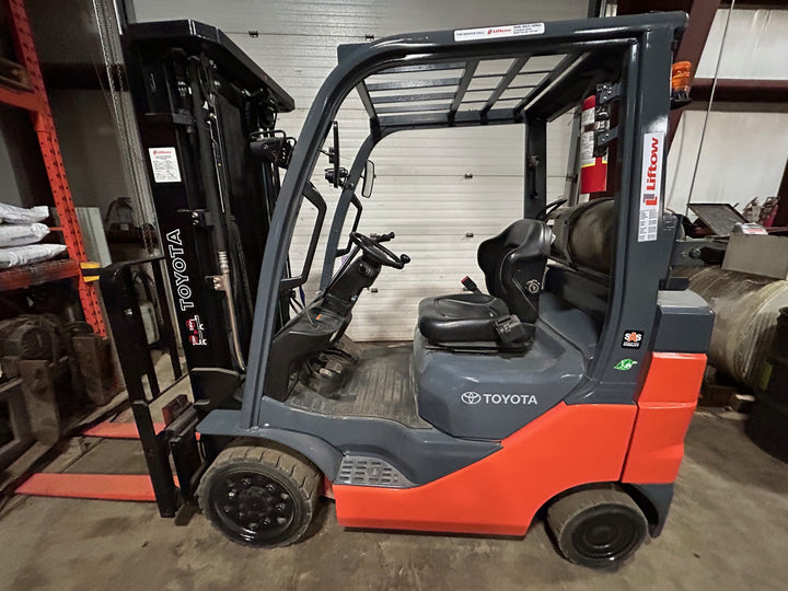 Used forklift for sale in Moncton | 2021 TOYOTA 5,000 LB IC Cushion Forklift | Model: 8FGCU25