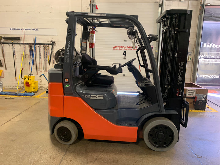 Used forklift for sale in Toronto | 2021 TOYOTA 5000 LB IC Cushion Forklift | Model: 8FGCU25