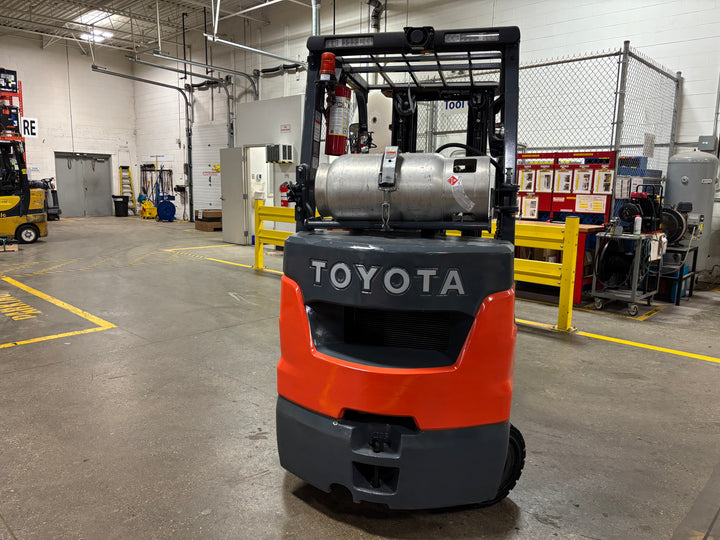 Used forklift for sale in Toronto | 2021 TOYOTA 5,000 LB IC Cushion Forklift | Model: 8FGCU25