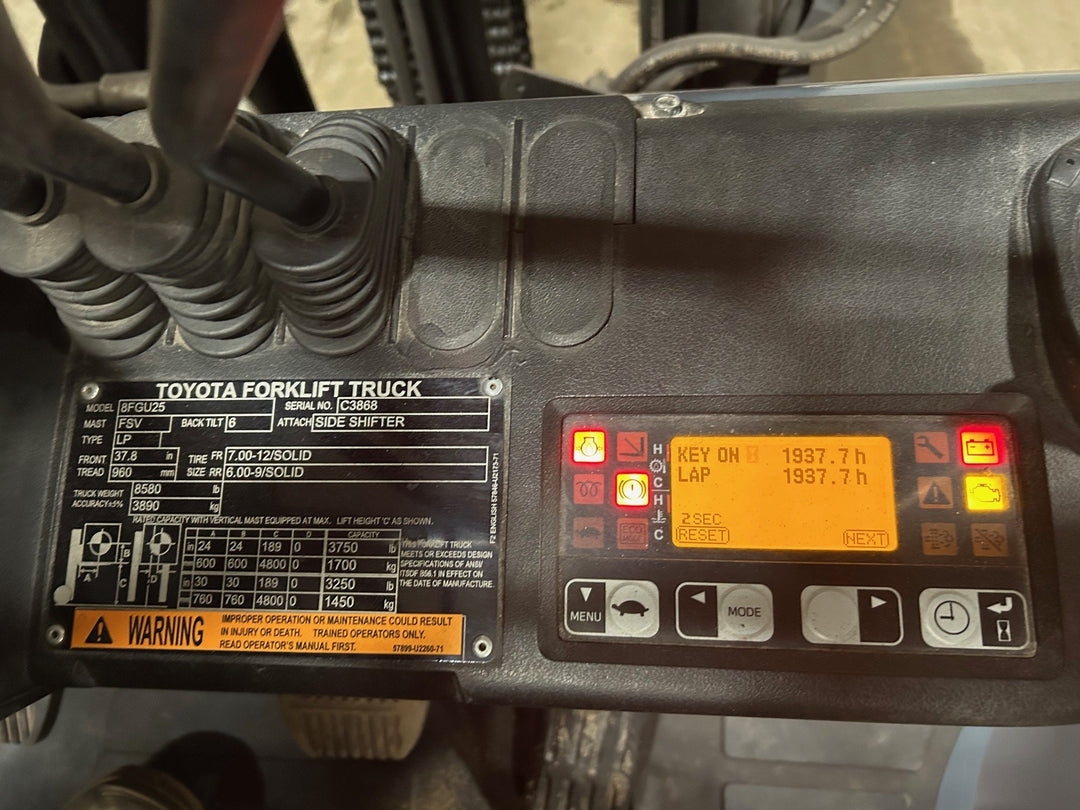 Used forklift for sale in Moncton | 2021 TOYOTA 5,000 LB IC Pneumatic Forklift | Model: 8FGU25