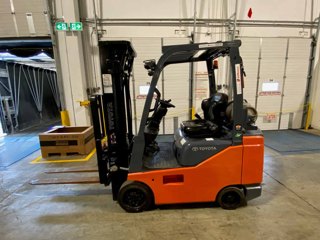 Used forklift for sale in Ajax | 2021 TOYOTA 4,000 LB IC Cushion Forklift | Model: 8FGCSU20
