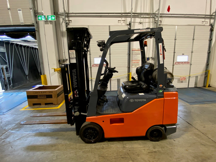 Used forklift for sale in Ajax | 2021 TOYOTA 4,000 LB IC Cushion Forklift | Model: 8FGCSU20
