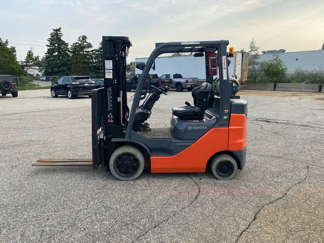 Used forklift for sale in Kitchener | 2021 TOYOTA 5,000 LB IC Cushion Forklift | Model: 8FGCU25