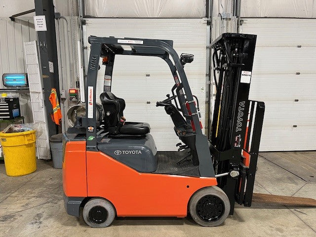 Used forklift for sale in London | 2021 TOYOTA 3,500 LB IC Cushion Forklift | Model: 8FGCU18