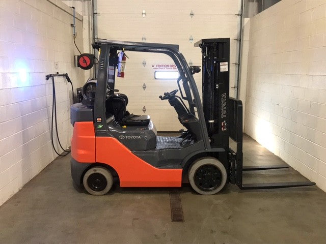 Used forklift for sale in Hamilton | 2021 TOYOTA 5,000 LB IC Cushion Forklift | Model: 8FGCU25